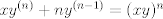 TEX: $xy^{(n)}+ny^{(n-1)}=(xy)^n$