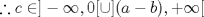 TEX: $$\therefore c\in ]-\infty , 0[ \cup ] (a-b) , +\infty[$$