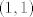 TEX: $(1,1)$