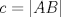 TEX: $c=|AB|$