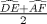 TEX: $\frac{\widehat{DE}+\widehat{AF}}{2}$