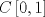 TEX: $C\left[0,1\right]$