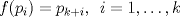 TEX: $f(p_i)=p_{k+i}, \,\  i=1,\ldots, k$