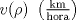 TEX: $v(\rho)\ \left(\frac{\text{km}}{\text{hora}}\right)$