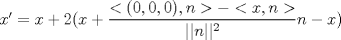 TEX: $x'=x+2(x+\dfrac{<(0,0,0),n>-<x,n>}{||n||^2}n-x)$