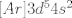 TEX: $[Ar] 3d^5 4s^2$