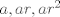 TEX: $a,ar,ar^2$