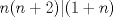 TEX: $$n(n+2)|(1+n)$$