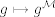 TEX: $g\mapsto g^\mathcal{M}$