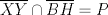 TEX: $\overline{XY}\cap \overline{BH}=P$