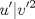 TEX: $\displaystyle {u}'|{v}'^{2}$ 