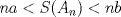 TEX: $na<S(A_n)<nb$