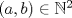 TEX: $(a,b)\in \mathbb{N}^2$