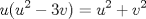 TEX: $\displaystyle u(u^{2}-3v)=u^{2}+v^{2}$ 