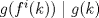 TEX: $g(f^i(k))\mid g(k)$