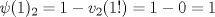 TEX: \[\psi (1)_{2}=1-v_{2}(1!)=1-0=1\]