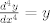 TEX: $\frac{d^4 y}{dx^4}=y$