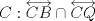 TEX: \( \displaystyle C:\overleftrightarrow { CB } \cap \overleftrightarrow { CQ }  \)