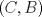 TEX: $(C,B)$