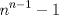 TEX: \[n^{n-1}-1\]