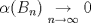 TEX: $$\alpha(B_{n}) \underset{n \rightarrow \infty}{\rightarrow} 0$$