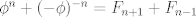 TEX: $\phi^n+(-\phi)^{-n}=F_{n+1}+F_{n-1}$