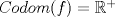 TEX: $Codom(f) = \mathbb{R^+}$