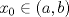 TEX: $x_0\in (a,b)$