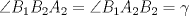 TEX: $\angle B_1B_2A_2=\angle B_1A_2B_2=\gamma$