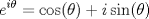 TEX: $$e^{i\theta}=\cos(\theta)+i\sin(\theta)$$