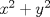 TEX: $x^2+y^2$