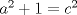 TEX: $a^2 + 1 = c^2$