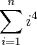 TEX: $\displaystyle \sum _{ i=1 }^{ n }{ { i }^{ 4 } } $