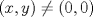 TEX: $(x,y) \neq (0,0)$