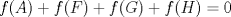 TEX: $f(A)+f(F)+f(G)+f(H)=0$