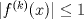 TEX: $|f^{(k)}(x)| \leq 1$