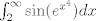 TEX: $\int_2^\infty \sin(e^{x^4})dx$