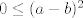 TEX: $0\leq (a-b)^2$