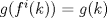 TEX: $g(f^i(k))=g(k)$