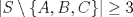 TEX: $|S\setminus\{A,B,C\}|\ge 3$