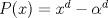 TEX: $P(x)=x^d-\alpha^d$