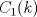 TEX: $C_1(k)$