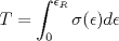 TEX: $T=\displaystyle \int_{0}^{\epsilon_R}\sigma(\epsilon)d\epsilon$