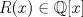 TEX: $R(x)\in\mathbb{Q}[x]$