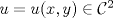 TEX: $u=u(x,y)\in \mathcal{C}^2$