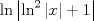 TEX: \[\ln \left| {\ln ^2 \left| x \right| + 1} \right|<br />\]<br />