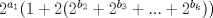 TEX: $2^{a_1}(1+2(2^{b_2}+2^{b_3}+...+2^{b_k}))$