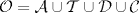 TEX: $\mathcal{O}=\mathcal{A}\cup\mathcal{T}\cup\mathcal{D}\cup\mathcal{C}$ 