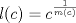 TEX: $l=c^{\frac1{m}}$