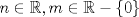 TEX: $n\in\mathbb{R},m\in\mathbb{R}-\{0\}$